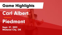 Carl Albert   vs Piedmont  Game Highlights - Sept. 27, 2022