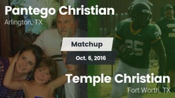 Matchup: Pantego Christian vs. Temple Christian  2016