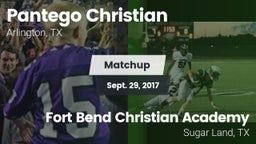 Matchup: Pantego Christian vs. Fort Bend Christian Academy 2017