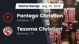Recap: Pantego Christian  vs. Texoma Christian  2018
