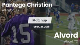 Matchup: Pantego Christian vs. Alvord  2018