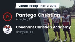 Recap: Pantego Christian  vs. Covenant Christian Academy 2018