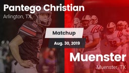 Matchup: Pantego Christian vs. Muenster  2019