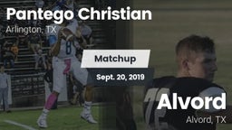 Matchup: Pantego Christian vs. Alvord  2019