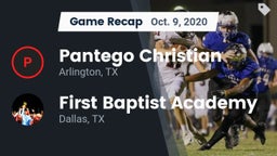 Recap: Pantego Christian  vs. First Baptist Academy 2020