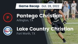 Recap: Pantego Christian  vs. Lake Country Christian  2022
