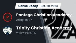 Recap: Pantego Christian Academy vs. Trinity Christian Academy 2023