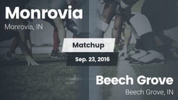 Matchup: Monrovia  vs. Beech Grove  2016