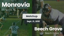 Matchup: Monrovia  vs. Beech Grove  2018