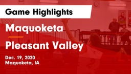 Maquoketa  vs Pleasant Valley  Game Highlights - Dec. 19, 2020