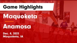 Maquoketa  vs Anamosa  Game Highlights - Dec. 8, 2023