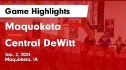 Maquoketa  vs Central DeWitt  Game Highlights - Jan. 2, 2024