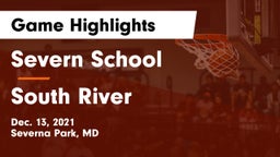 Severn School vs South River  Game Highlights - Dec. 13, 2021