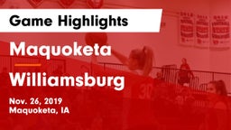 Maquoketa  vs Williamsburg  Game Highlights - Nov. 26, 2019
