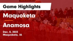 Maquoketa  vs Anamosa  Game Highlights - Dec. 8, 2023