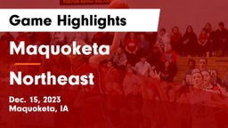Maquoketa  vs Northeast  Game Highlights - Dec. 15, 2023