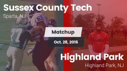 Matchup: Sussex County Tech vs. Highland Park  2016