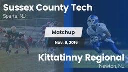 Matchup: Sussex County Tech vs. Kittatinny Regional  2016
