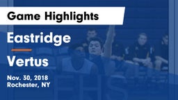 Eastridge  vs Vertus Game Highlights - Nov. 30, 2018