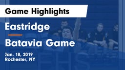 Eastridge  vs Batavia Game Game Highlights - Jan. 18, 2019