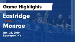 Eastridge  vs Monroe Game Highlights - Jan. 23, 2019