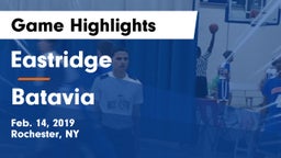 Eastridge  vs Batavia Game Highlights - Feb. 14, 2019