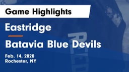 Eastridge  vs Batavia Blue Devils  Game Highlights - Feb. 14, 2020