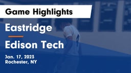 Eastridge  vs Edison Tech  Game Highlights - Jan. 17, 2023