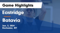 Eastridge  vs Batavia Game Highlights - Jan. 3, 2024