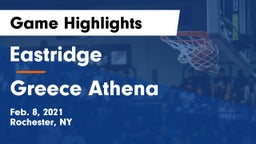 Eastridge  vs Greece Athena  Game Highlights - Feb. 8, 2021