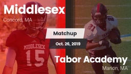 Matchup: Middlesex High vs. Tabor Academy  2019