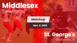 Matchup: Middlesex High vs. St. George's  2019