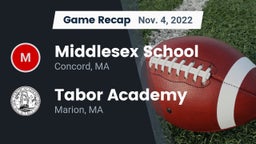 Recap: Middlesex School vs. Tabor Academy  2022