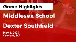 Middlesex School vs Dexter Southfield  Game Highlights - May 1, 2023