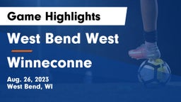 West Bend West  vs Winneconne  Game Highlights - Aug. 26, 2023