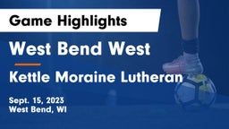 West Bend West  vs Kettle Moraine Lutheran  Game Highlights - Sept. 15, 2023