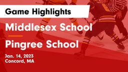 Middlesex School vs Pingree School Game Highlights - Jan. 14, 2023