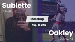 Matchup: Sublette  vs. Oakley 2018