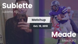 Matchup: Sublette  vs. Meade  2018