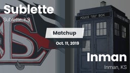 Matchup: Sublette  vs. Inman  2019