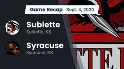 Recap: Sublette  vs. Syracuse  2020