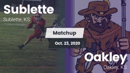 Matchup: Sublette  vs. Oakley 2020