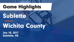 Sublette  vs Wichita County  Game Highlights - Jan 10, 2017