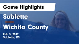 Sublette  vs Wichita County  Game Highlights - Feb 3, 2017