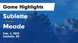 Sublette  vs Meade  Game Highlights - Feb. 4, 2022