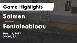 Salmen  vs Fontainebleau  Game Highlights - Nov. 11, 2023