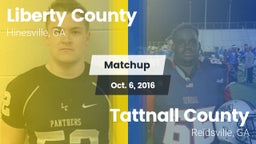 Matchup: Liberty County vs. Tattnall County  2016