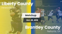 Matchup: Liberty County vs. Brantley County  2016