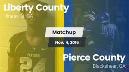 Matchup: Liberty County vs. Pierce County  2016
