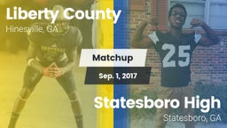 Matchup: Liberty County vs. Statesboro High 2017